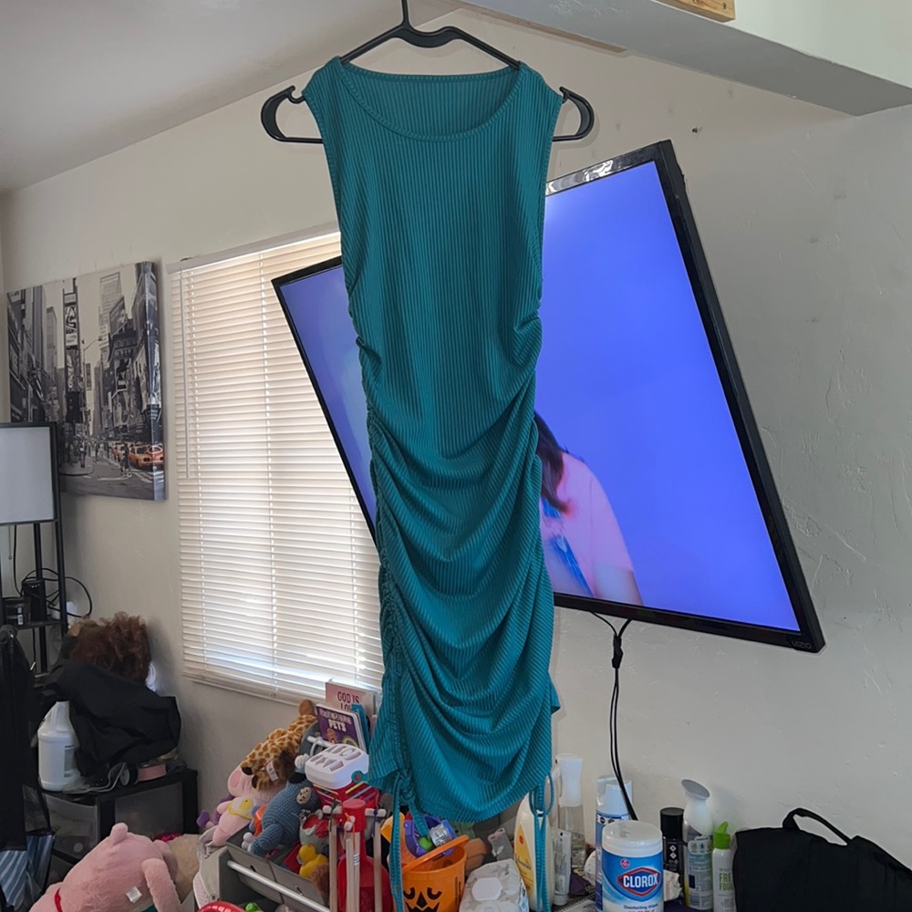Turquoise dress